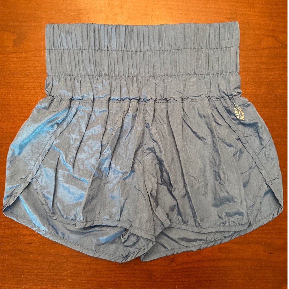 FP Free People movement shorts The Way‎ Home XS high rise waist royal blue